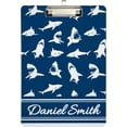 thumbnail image 2 of FMSHPON Sharks Clipboard Hardboard Wood Nursing Clip Board and Pull for Standard A4 Letter 13x9 inches, 2 of 8