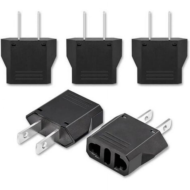 Adaptador de Viaje Dinheiro 5x, Adaptador de Enchufe de Francia a EE.UU., Adaptador de Enchufe de EE.UU., Adaptador de EE.UU., Adaptador de Enchufe de Canadá, Adaptador de Enchufe Universal