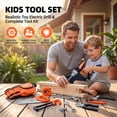 thumbnail image 5 of WLBES Kids Tool Set, Toddler Tool Kit with Toy Drill, Kids Tool Belt, Pretend Play Power Construction Tools Toys for 3-8 Year Old Boys Girls, 5 of 11