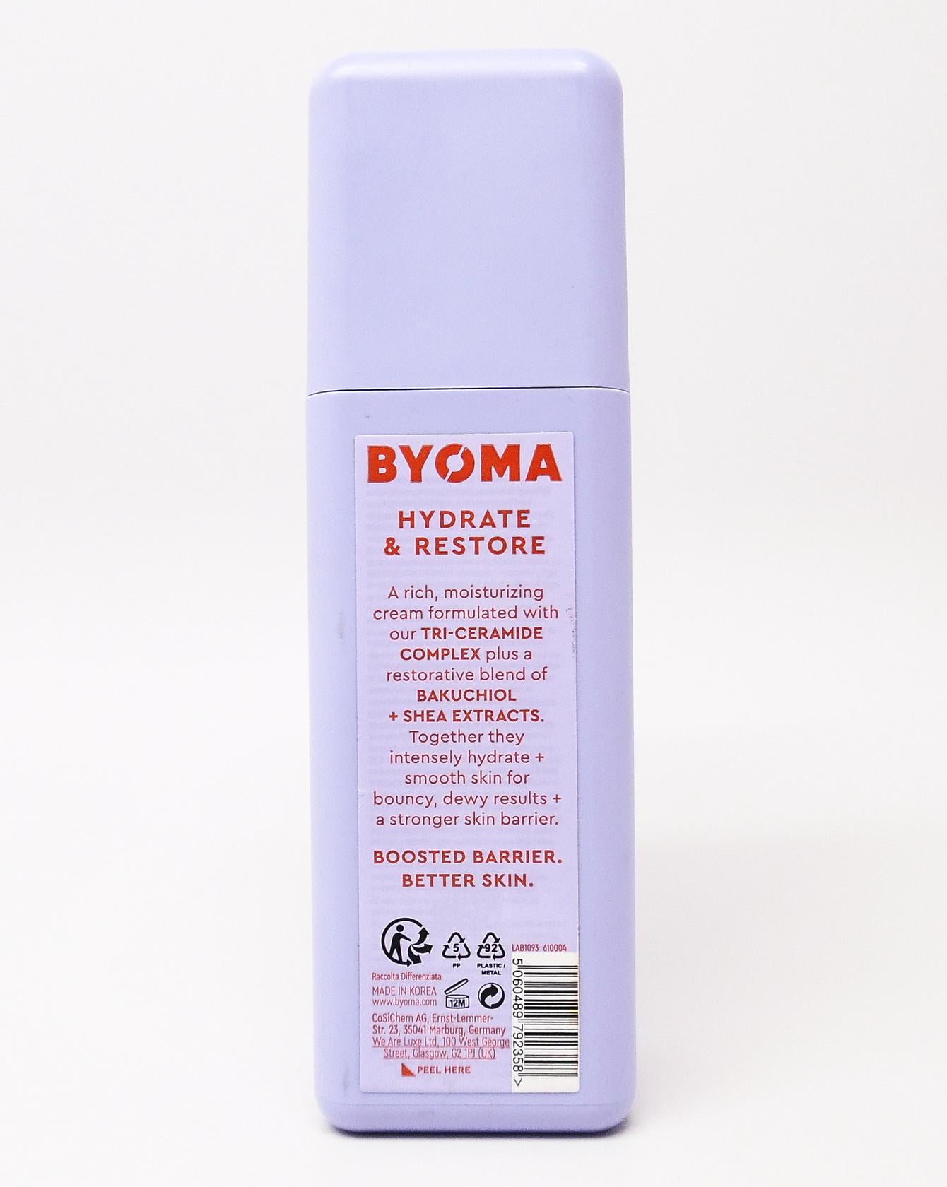 BYOMA Moisturizing Rich Cream Tri-Ceramide Complex + Bakuchiol + Shea  Extract