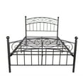 thumbnail image 3 of Shunda K Metal Bed Frame Platform Mattress Foundation Full Black, 3 of 5