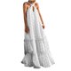 thumbnail image 1 of Vestidos para mujer Maxi vestido de moda bohemio con cuello en V suelto sin mangas sólido vestido de media pantorrilla Odeerbi  ODB-5, 1 of 9