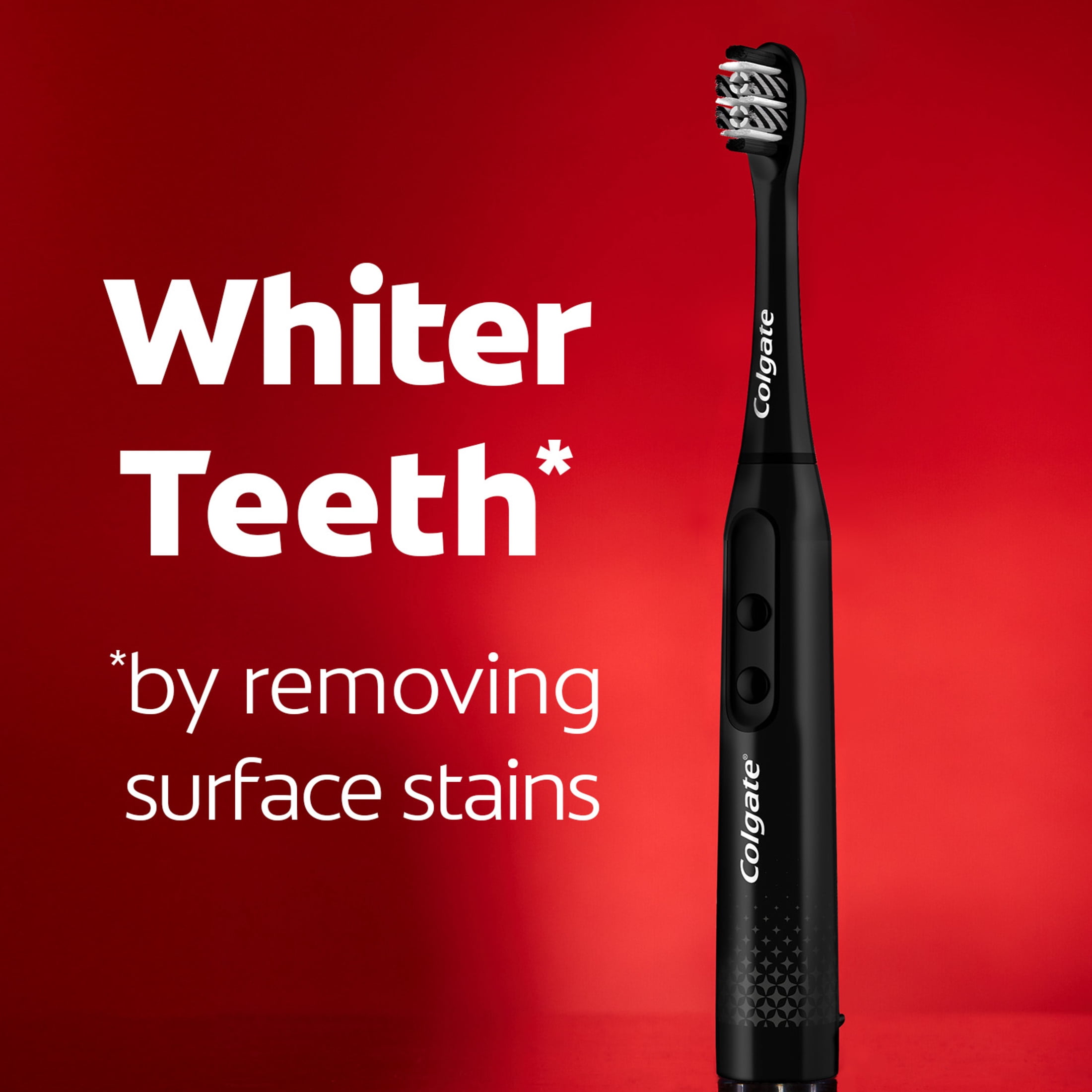 Colgate Optic White Adult Sonic Battery Operated Electric Toothbrush, Medium