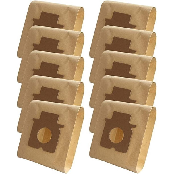 Xiao Hua Repuestos para aspiradoras, 10 bolsas universales de papel para aspiradoras MC-CG381, MC-CG383, MC-CG463, MC-CG665 y MC-E7101.