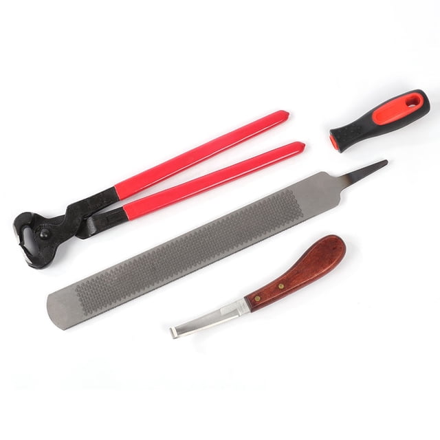 Farrier Tools, Hoof Nipper, Metal Hoof Trim Kit For Donkeys Large Horses Medium