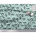 thumbnail image 2 of Soimoi Green Cotton Duck Fabric Cat Animal Print Fabric by Yard 42 Inch Wide, 2 of 3