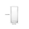 thumbnail image 4 of Advancent Taza de copa de vino portátil para el hogar, taza transparente de jugo de agua para club nocturno, tazas cuadradas para bebidas Cocina y Comedor 60x170mm 470ml, 4 of 6