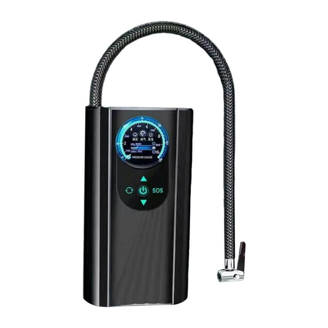 koolsoo Portable Air Compressor Auto Accessories with Pressure Gauge Fast Mini Bike Pump