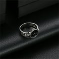 thumbnail image 3 of Fiudx Anillo con Forma de Reloj, Impresionante Alianza de Compromiso con Circonita Cúbica, Accesorio de Boda Atemporal, Elegante Regalo de Aniversario, para Celebraciones Especiales, Joyería para Muj, 3 of 5