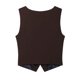 thumbnail image 4 of HH TRAF 2024 Top de moda para mujer de calle alta con escote en V sólido sin mangas con abertura lateral decorado con un solo pecho chaleco de verano para mujer de moda, 4 of 5