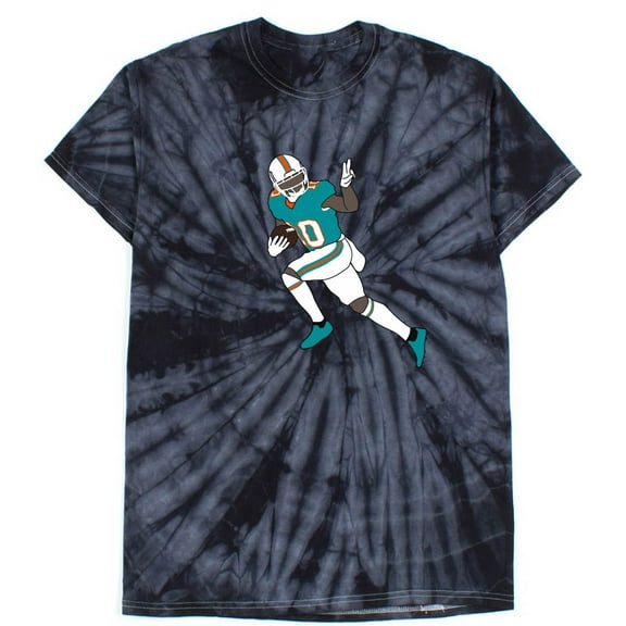TIE-DYE Tyreek Hill Dolphins Peace Sign Shirt T-Shirt