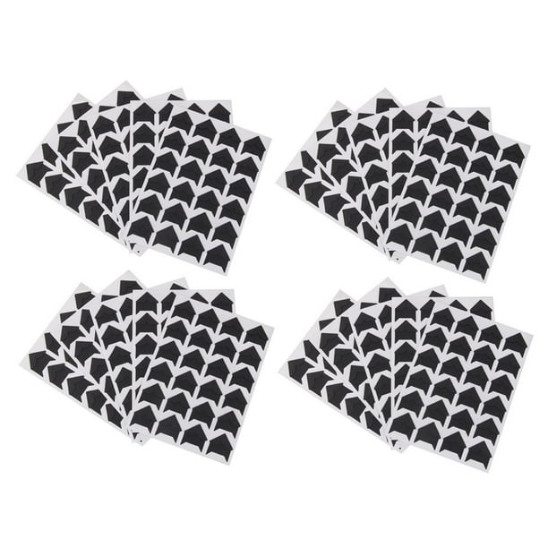 4x 120 piezas de papel adhesivo para esquinas BLESIY álbum de recortes de bricolaje negro