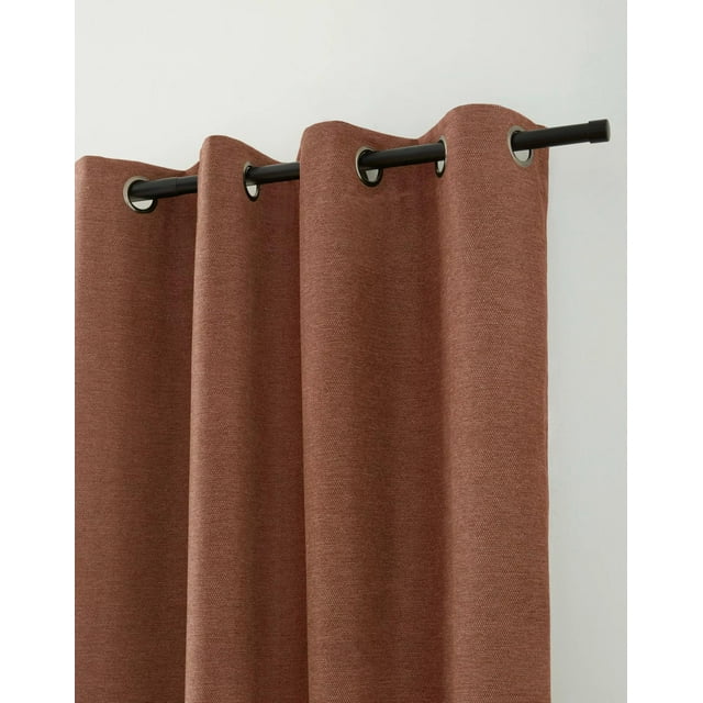 Bouclair Rideau Occultant Dion Orange 52x96 Po (132x244 cm)