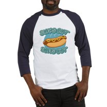 CafePress - Sun's Out Buns Out Baseball Jersey - Cotton Baseball Jersey, 3/4 Raglan Sleeve Shirt