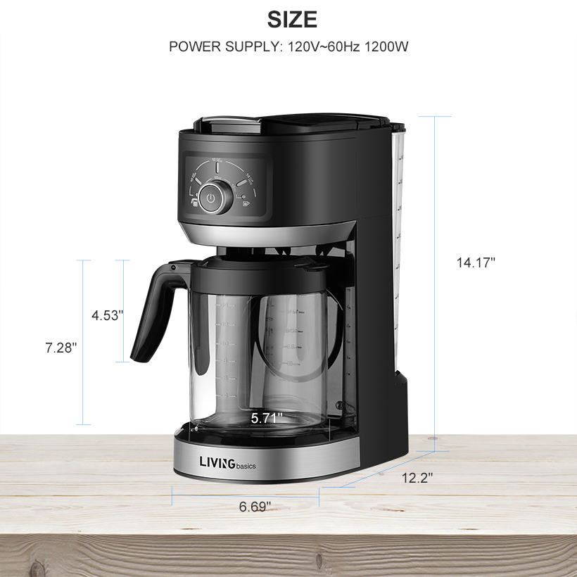 K-Cup Pods Coffee Maker Machine, 14-Cup 