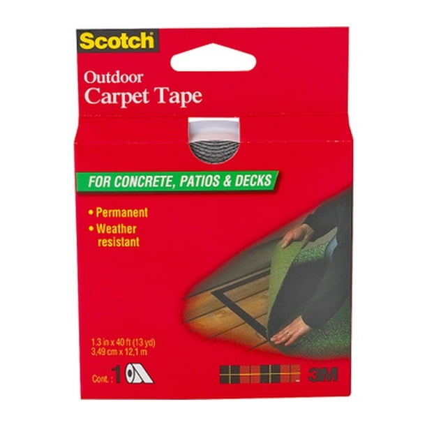 3M CT3010 Scotch Outdoor Carpet Tape 1 3/8 Inch By 40 Foot