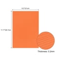 thumbnail image 2 of Uxcell Cardstock Scrapbook Paper 8.3" x 11.7", 74 Lb/200 Gsm, Orange 20 Pack, 2 of 4