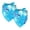 Multi-colored 3, variant on PhooArto Blue Dragonflies Pattern Dog Bandanas, 2 Pack Soft Washable Pet Scarf Triangle for Large Dogs Puppies and Cats
