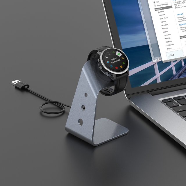 Gwong Electrónica Estación de muelle universal de carga rápida para Garmin Forerunner 745 / Venu SQ / Fenix 6