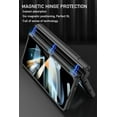 thumbnail image 4 of case for Samsung Z Fold 4 Case with Finger Strap, Galaxy Z Fold 4 Case with Hinge Protection Built in S Pen Holder & Screen Protector Handheld Design Phone Case Fit Galaxy Z Fold4, Gentleman Black, 4 of 10