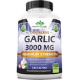 thumbnail image 1 of Capsulas De Ajo Puro Sin Olor, 3000 Mg Por Porcion NaturaLife Labs 1, 1 of 3