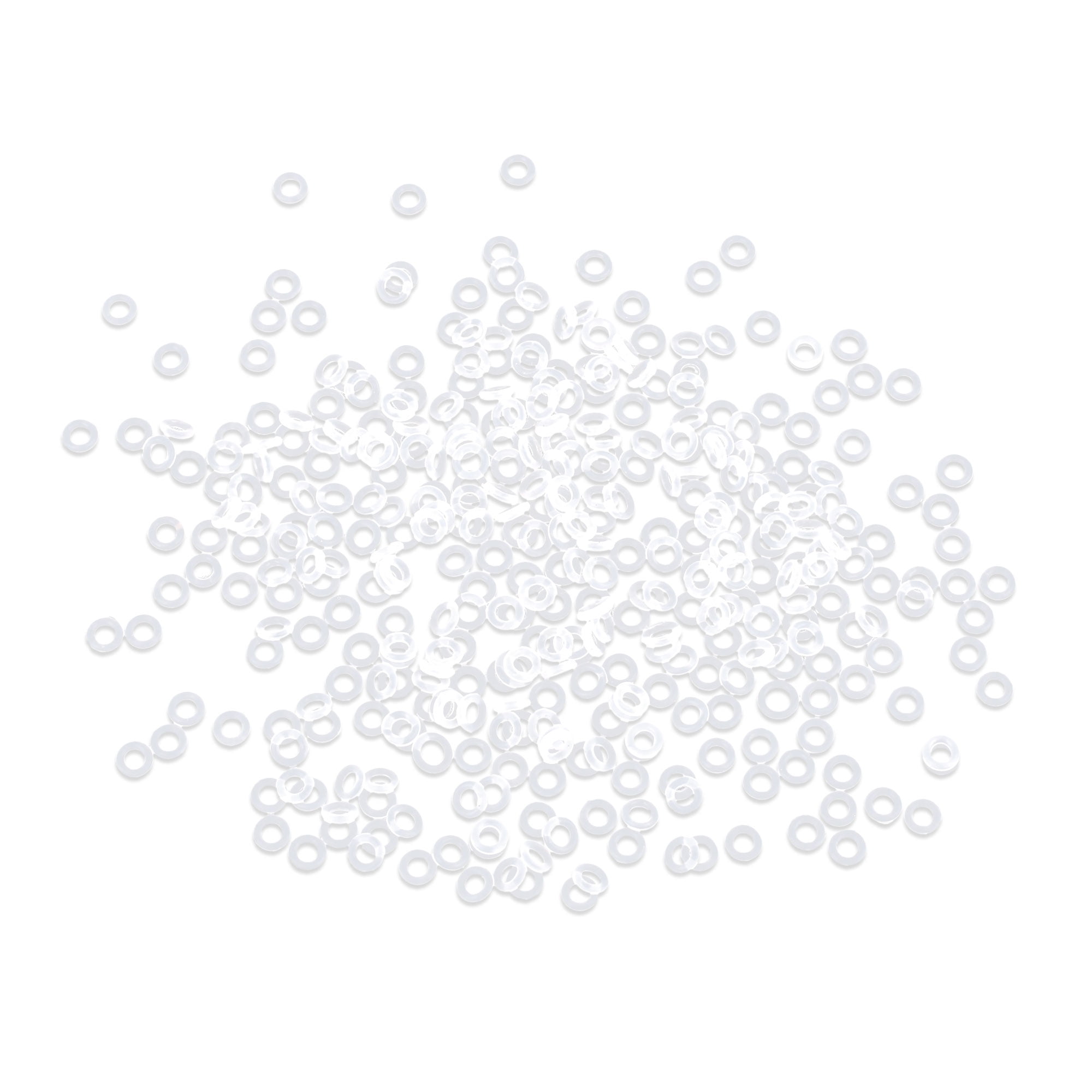 Uxcell Silicone O Rings 0.08" ID 0.16" OD 0.04" Width White 400pcs