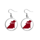 thumbnail image 1 of Red Bull Pendientes pendientes de plata colgantes joyas señora Unbranded M, 1 of 3
