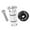 Expander Black, variant on Fork Headset 1-1/8" 28.6mm Expander Plug Bolt Bike 25.4mm 1'' Headset Top Cover Expansion Plug Hanging Core - Expander