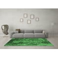 thumbnail image 3 of Ahgly Company Indoor Rectangle Oriental Emerald Green Industrial Area Rugs, 5' x 8', 3 of 4
