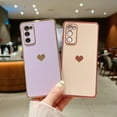 thumbnail image 3 of Compatible with Samsung Galaxy S20 FE Case,Love Heart Pattern Electroplated Design Soft TPU Shockproof Protective Phone Case Full Camera Lens Protection Cover for Samsung Galaxy S20 FE-Pink, 3 of 10
