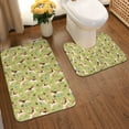 thumbnail image 2 of Yiaed Running Beagle Print Bathroom Mat Set 2 Pieces Mat Anti-Skid Pad Ultra Soft and Absorbent Bathroom Bath Mat Contour Bath Rugs for Toilet Base, 2 of 6