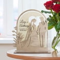 thumbnail image 1 of Centro de mesa de madera, decoración de mesa para el día de Valentín, obra de , bandeja decorativa escalonada, decoración para compromiso Estilo B, 1 of 7