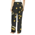 thumbnail image 3 of Kll Womens Bumblebee Print Pajama Pants Soft Pajama Bottoms For Women Cozy Lounge Pants, 3 of 9