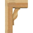 thumbnail image 3 of Ekena Millwork 8"W x 18"D x 26"H Funston Block Rough Sawn Bracket w/ Offset Brace, Western Red Cedar, 3 of 25