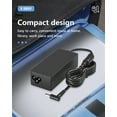 thumbnail image 2 of E ERSY 19.5V 2.31A 45W Replacement Laptop Charger for HP Pavilion 15 Series 15-ay013dx 15-bs0xx 15-bs234wm 15-f039wm 15-f211wm 15-f233wm Power Supply Cord, 2 of 6