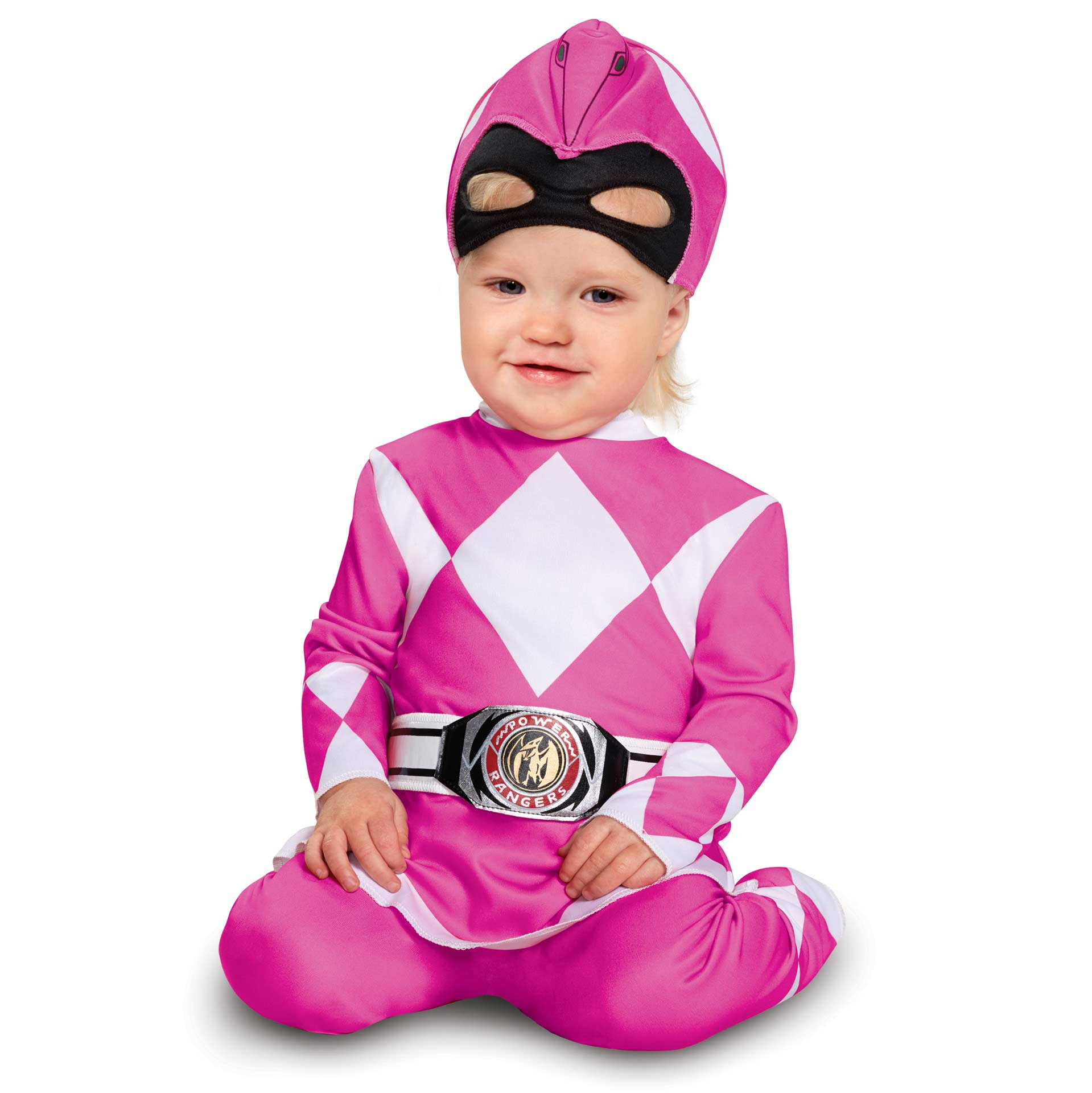 Pink Power Ranger Classic Baby Halloween Costume - Mighty Morphin - Walmart.com