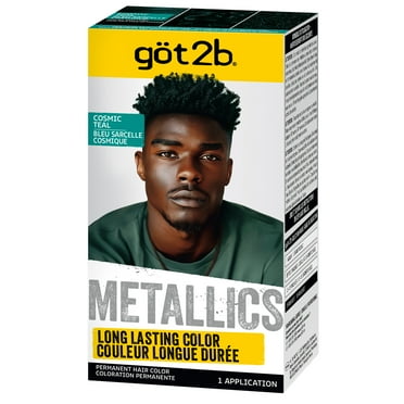 Schwarzkopf Got2b Metallics Permanent Hair Color, M75 Cosmic Teal