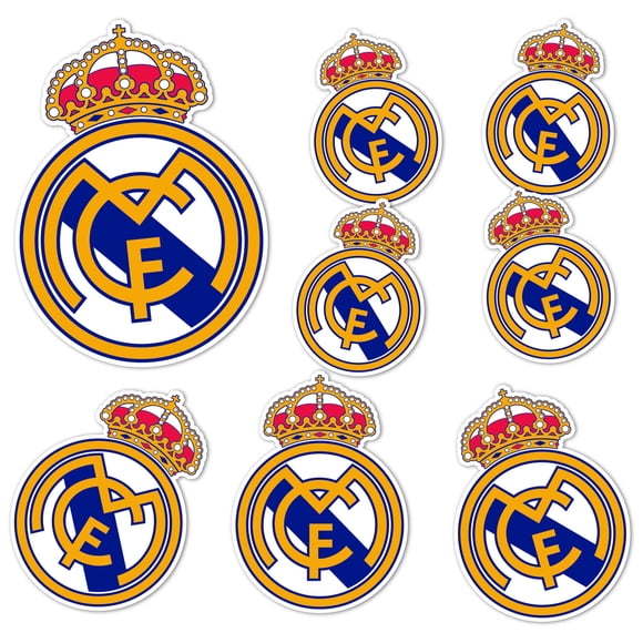 Desert Cactus Real Madrid Fc Adhesivo Vinilo Los Blancos Madridistas Fútbol Portátil Botella De Agua Coche Scrapbook (Tipo 3-1)