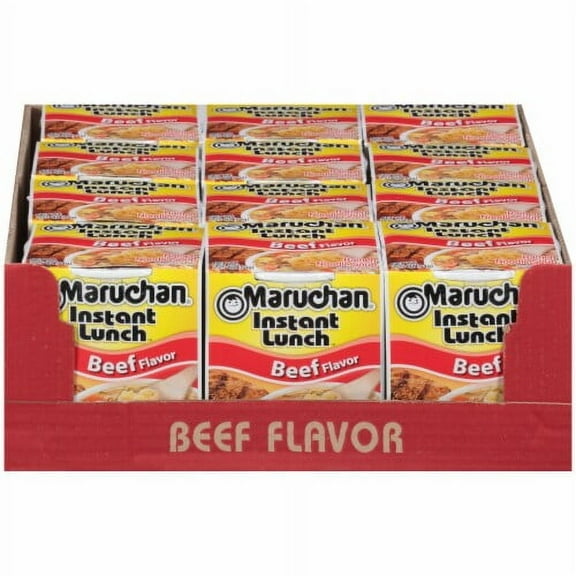 Maruchan Instant Lunch Beef Ramen Noodle Soup 12 ct / 2.25 oz