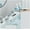 CHROME 1, variant on Waterfall Basin Double Crystal Handle Sink Deck Mount Tub Faucet Crane