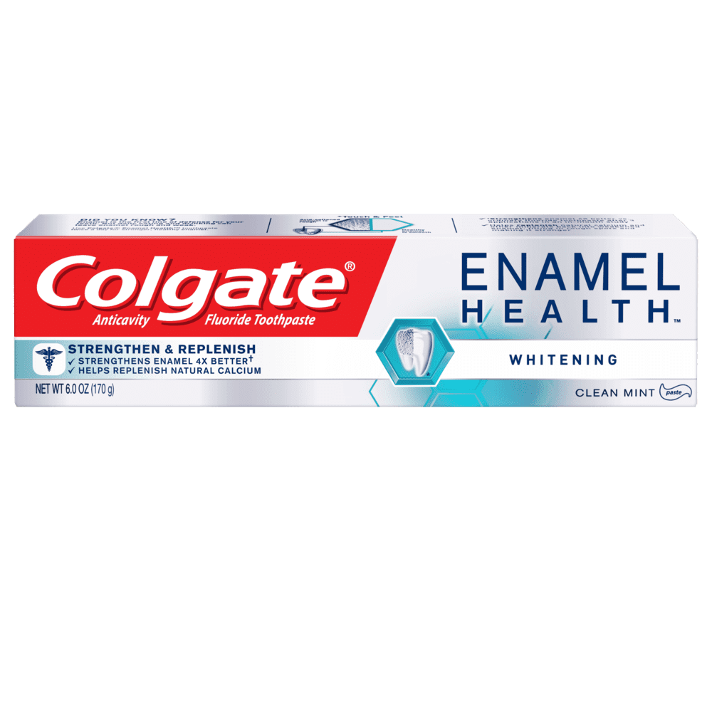 Colgate Enamel Health Whitening Toothpaste, Clean Mint 6 ounce