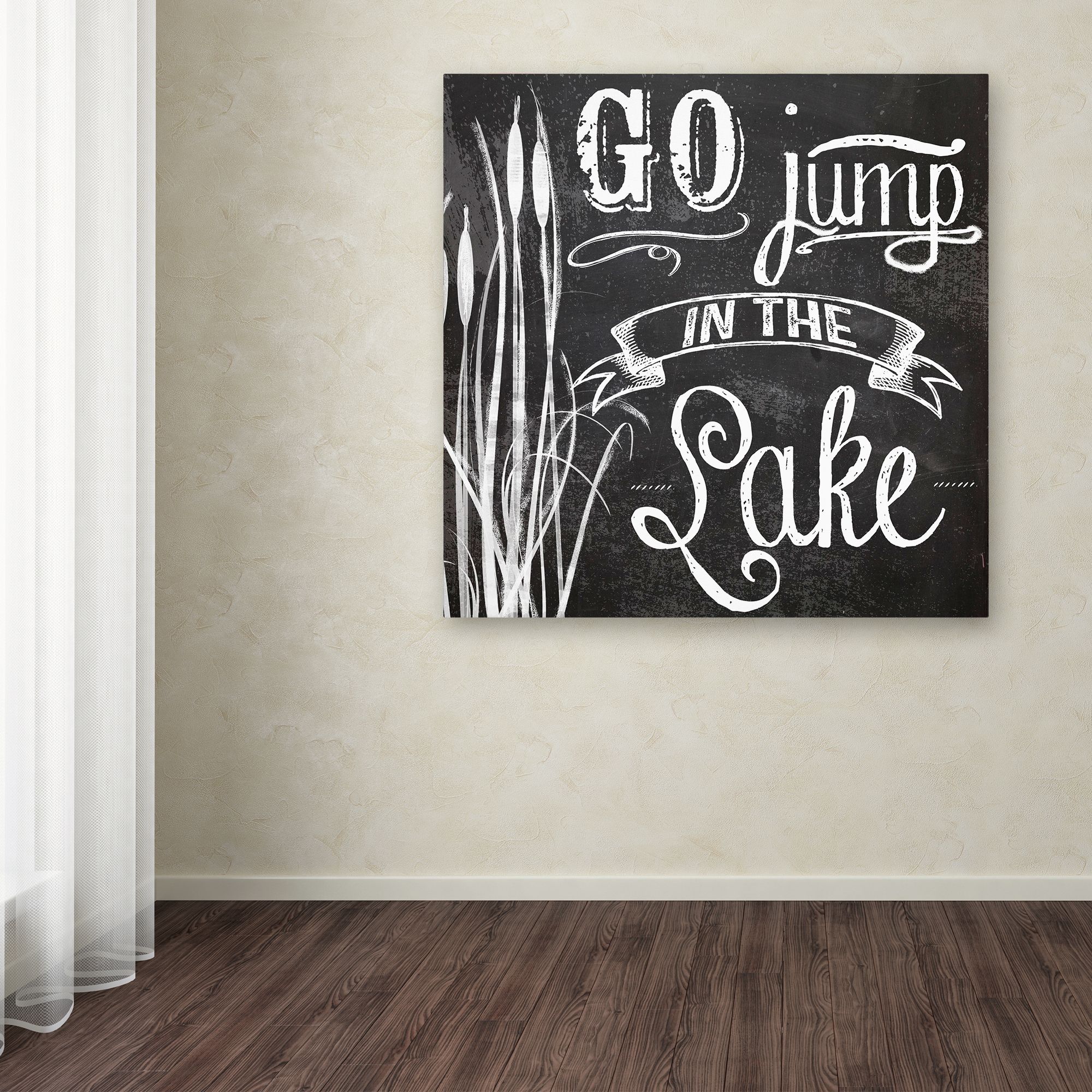 Trademark Fine Art "Lake House V" Canvas Art by Color Bakery