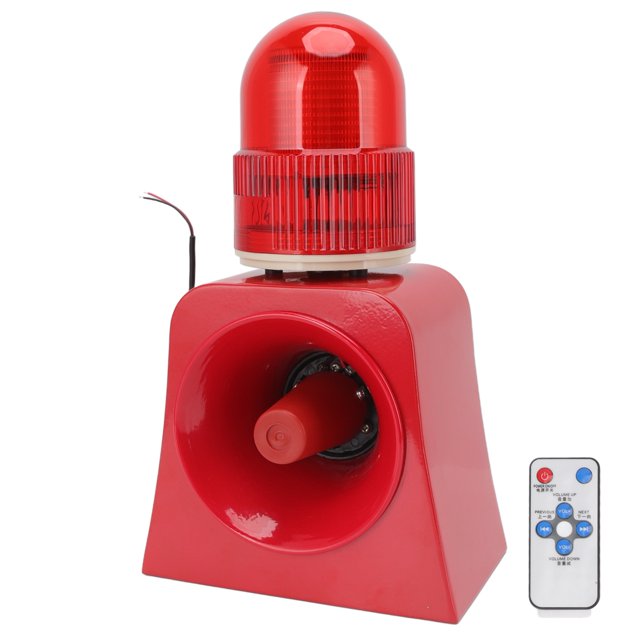 Alarma de voz de seguridad, Alarma de luz y sonido industrial Alarma de luz y sonido industrial Alarma de luz y sonido industrial LED Confiable y duradera