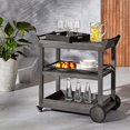 thumbnail image 1 of HOMETRENDS Patio Bar Cart - Grey, 1 of 8