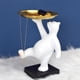 thumbnail image 4 of Figura de oso blanco, joyero, anillo, llavero, estatua decorativa de oso, adorno animal Oso polar, 4 of 9