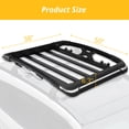 thumbnail image 5 of Rooftop Cargo Basket - 165 LBS Loading Capacity, 50" x 38" x 6.3" Dimensions Rooftop Cargo Carrier, Anti-Rust, Roof Basket for SUV, Car, and Truck., 5 of 8