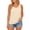 Beige, variant on Plus Size Tank Tops for Women Summer Casual Sleeveless Scoop Neck Soft Stretchy Basic Shirts