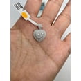 thumbnail image 3 of Womens 2 Ct Round Cut Moissanite Heart Pendant Necklace Real 925 Sterling Silver, 3 of 3
