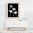 thumbnail image 3 of Carnation Silhouettes Monochrome - Digital Art Floral Minimalist Black and White Botanical Flowers Modern Art Abstract Unframed Wall Art Print 36 x 48 inches, 3 of 4