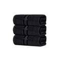 thumbnail image 2 of Dewalls Maisons 3-Pack Large Bath Towels, 100% Cotton 27x54 Inches, Quick Drying, Super Absorbent, Perfect for Daily Use, Bathroom & Hotel - Black Color, 2 of 13
